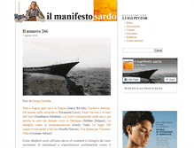 Tablet Screenshot of manifestosardo.org